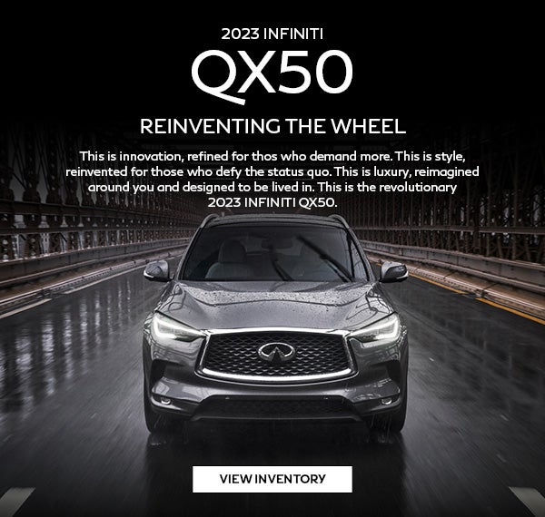 2023 QX50 Reinventing the Wheel